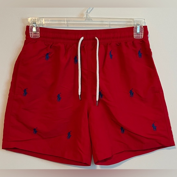 Polo Ralph Lauren Swim Trunks Men's Traveler Classic Fit Swimwear 3-Pocket Short - Picture 1 of 2
